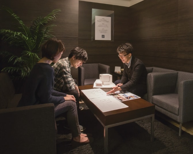 物件探しや資金計画の相談、工事のお引渡しまでワンストップでサポート